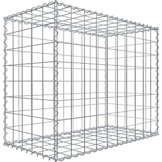 Gabiona Gabione 100 cm x 80 cm x 50 cm mit Maschenweite 10 cm x 10 cm
