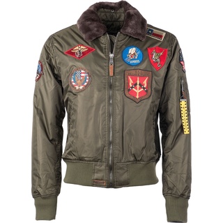 Top Gun Machine, Textiljacke - Dunkelgrün - 3XL