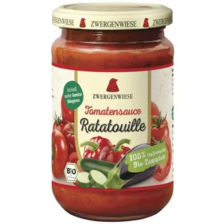 Zwergenwiese Tomatensauce Ratatouille glutenfrei 340 g