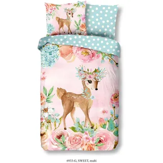 Good Morning Kinder Bettwäsche-Set Sweet 140×200/220 cm - Rosa