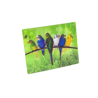 3 D Magnet Wellensittiche, 9 x 7 cm, Tiere Vögel, Kühlschrankmagnete Tier