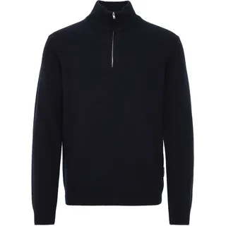 Troyer CASUAL FRIDAY "Troyer CFKarl", Herren, Gr. 3XL, blau (schwarz navy), Obermaterial: 80% Wolle WO. 20% Polyamid PA., Pullover Troyer