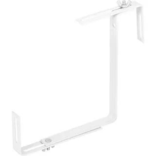 Aufhänger Strend Pro, weiß, Metallhalter für Balkonkasten, Packung 2 Stk.