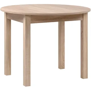 Finori Esstisch Sonoma Eiche, rund, eckig, 75 cm, ausziehbar, Esszimmer, Tische, Esstische, Esstische ausziehbar