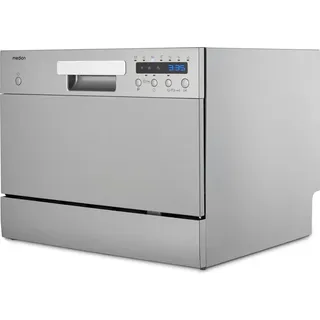 Medion DWT 60 Tischgeschirrspüler (freistehend, 600 mm, Silber)