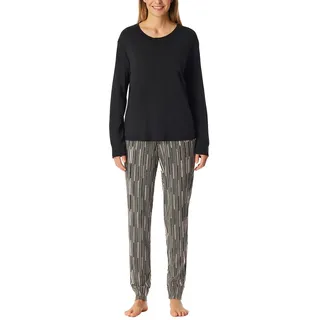 Schiesser Damen Schlafanzug lang Loungewear Modal - Nightwear Set