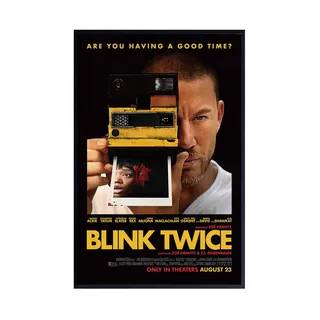 Theissen Blink Twice Movie Poster Film #2 - Matte Wandposter Frameless Gift 11x17 inch(28cm x 43cm)