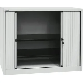 BISLEY EuroTambour Rollladenschrank 120,0 x 43,0 x 103,0 cm lichtgrau