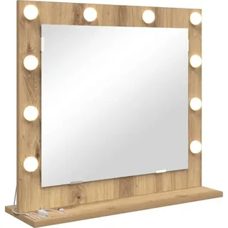 vidaXL Waschtischspiegel Rechtwinklig Sonoma-Eiche 60 x 55 x 18 cm - Braun