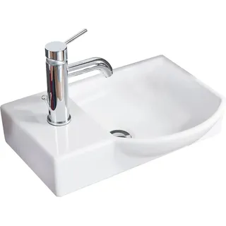 Fackelmann Gäste-Waschbecken 45 cm Vadea Weiß