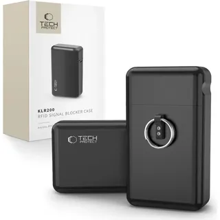 TECH-PROTECT KLR200 Metal RFID Locking Car Key Case - Black