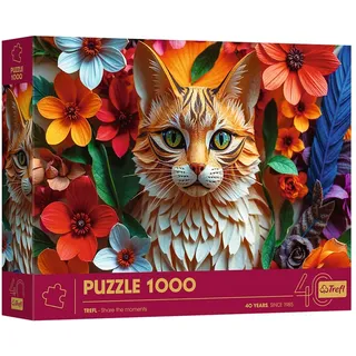 Trefl Puzzle Premium Plus 1000 Jubiläum - Katze