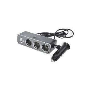 IWH 019014 Zigarettenanzünder-Verteiler Anzahl Zigarettenkupplungen 3 x Schnittstellen: USB 1 x
