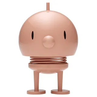 Hoptimist Bumble Wackelfigur - Skandinavische Deko - Medium (M), Melon | Lustige Figur für Büro, Schreibtisch, Zuhause oder Auto - Ideal als Kleines Geschenk und Glücksbringer - 7,5 x 8,5 x 10,7 cm