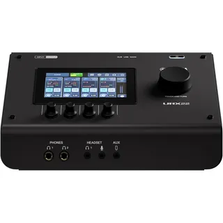 YAMAHA URX22 USB-C Audiointerface – Kompaktes 4-In/2-Out-Interface mit 32-Bit/192 kHz Audio, Touch-LCD-Steuerung, integriertem DSP-Mixing & Effekten für Kreative und Musiker – Schwarz