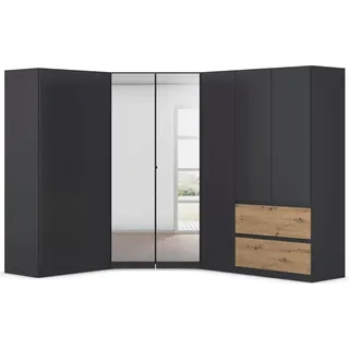 Rauch Schrank-Set »Kleiderschrank Schrank Garderobe Wäscheschrank COSTA mit Spiegel« Set, grau