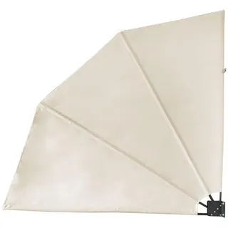 Svita Balkonfächer 160x160 Beige , Textil , 160x160 cm , Sonnenschutz, Sichtschutz