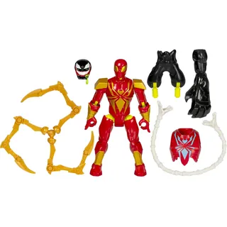 Marvel Spider-Man MixMashers Iron individualisierbare Mix-and-Match Deluxe Action-Figur, Rot