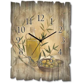 ARTland Artland, Wanduhr Oliven und Zitronen (30 cm)