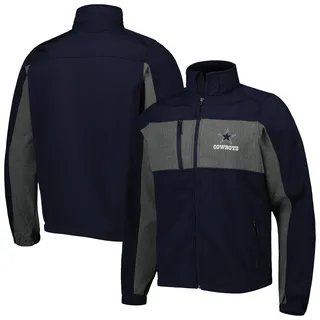 Dunbrooke Herren Zephyr Softshell Jacke, Marineblau/grau, Small
