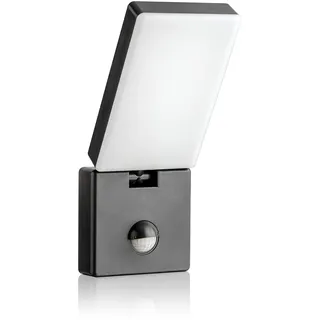 SEBSON LED Aussenleuchte mit Bewegungsmelder, Wandleuchte anthrazit 15W 900lm kaltweiß 5800K schwenkbar IP65, Außenwandleuchte Sensor 9m / 140°