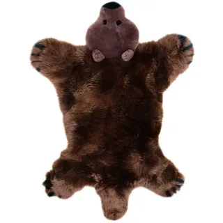 Heitmann Felle Fellteppich »Bär« fellförmig 40 mm Höhe Kinderteppich, echtes Lammfell, Kinderzimmer, braun