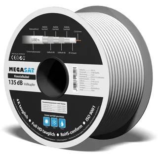 Megasat Koaxialkabel 5-Fach geschirmt 100m