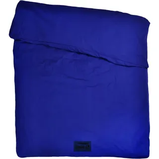 Zoeppritz Perkal-Bettdeckenbezug Easy Farbe royal blue Größe 155x220 - Blau