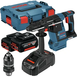 Bosch GBH 18V-26 F inkl. 2 x 5,0 Ah + L-Boxx 0611910007