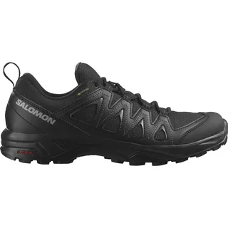 Salomon X Braze Gore-Tex Wasserdichte Herren Outdoorschuhe, Outdoor-bereit, Sportliches Design, Vielseitiger Einsatz, Black, 49 1/3