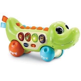 VTech 567305 Baby Krokodil Interaktives Tier, grün, Standard