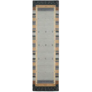 Cazaris Orientteppich , Silberfarben , Textil , Punkte , rechteckig , 80x300 cm , Care & Fair, AZO-frei , für Fußbodenheizung geeignet, in verschiedenen Größen erhältlich , Teppiche und Böden, Teppiche, Orientteppiche