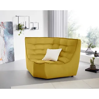 Calia Italia Ecksofa »Banjo, Eckelement, tolles Design und hoher Sitzkomfort frei stellbar«, oder als Modulsofa mit den passenden Erweiterungselementen nutzbar