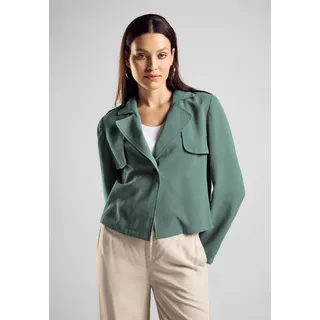 STREET ONE Damen, A212210 Kurzer Trenchcoat, Seafoam Green, 36