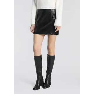 HUGO BOSS Eng anliegender Minirock mit Reißverschluss Modell 'REKLUS', Black, 38