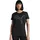 W Essential Heather Logo Tee Schwarz L