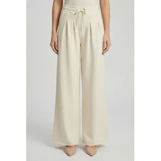 Jogginghose BOSS ORANGE "Elenyx Premium Damenmode", Damen, Gr. XS (34), N-Gr, open weiß 118, Sweatware, Obermaterial: 85% Baumwolle, 13% Polyamid, 2% Elasthan, unifarben, relaxed fit lang, Hosen Jogginghose, Loose Fit, Baumwoll-Mix