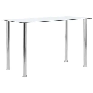 vidaXL Esstisch 120 x 75 x 75 cm transparent