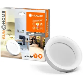 LEDVANCE Deckenleuchte Sun@Home Smart+ Rund Silber Ø 45 cm