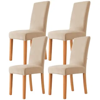 Morwealth 2er 4er 6er Set Stuhlhussen, Stuhlbezug für Esszimmer Waschbar Samt Stretch Stuhl hussen Universal Stuhlüberzüge für Hotel, Zeremonie, Bankett Hochzeit Party Deko