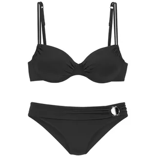 JETTE Bügel-Bikini Damen schwarz Gr.38 Cup C