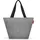 Shopping Shopper Polyester Twist Silver