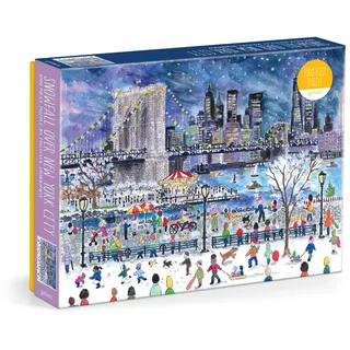 Abrams & Chronicle Books Michael Storrings Snowfall Over New York City 1000 Piece Puzzle