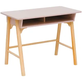 Mobili Rebecca Kindertisch Badal 70 x 90 x 50 cm Kiefer rosa