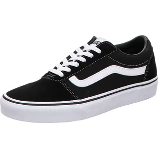 Vans Ward Sneaker Ward Trainers, (SUEDE/CANVAS) BLACK/WHITE, 43 EU