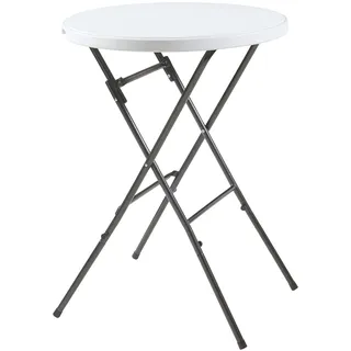 [en.casa] Ljusnarsberg Klapptisch Ø 80 x 110 cm Weiß