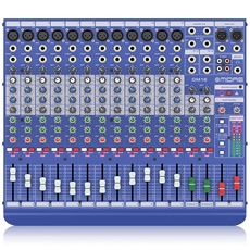 Midas DM16 Analoger Live- und Studio-Mixer mit 16 Eingängen und Midas-Mikrofonvorverstärkern
