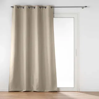Douceur d'Intérieur Polarine Thermovorhang (140 x 260 cm), Leinen, dämmend/Jacquard