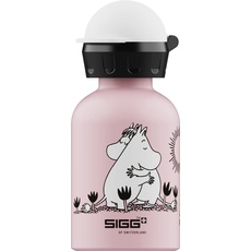 Bild - Alu Trinkflasche Kinder - KBT Moomin love - Auslaufsicher - Federleicht - BPA-frei - Klimaneutral Zertifiziert - Pink - 0,3L