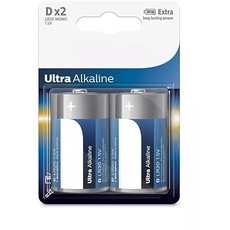 D/LR20 Alkaline Batterie, 2 Stück, 30% mehr Haltbarkeit, für hohen Verbrauch